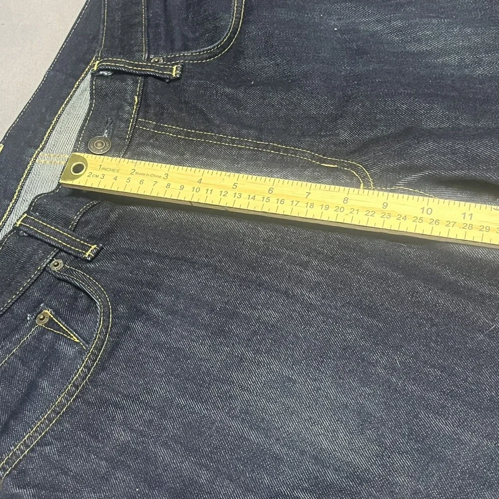 Edwin Japan Denim Jeans Akita Tapered 35Wx30L No 404 EIN4098 Blue Selvage